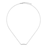 Gucci Link To Love 18ct White Gold Diamond Necklace YBB66213200100U