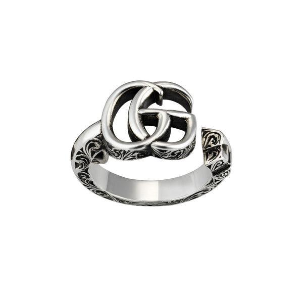 Gucci GG Marmont Silver Ring YBC627760001