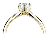 The Sunflower 18ct Yellow Gold 0.50ct Round Brilliant Cut Diamond Solitaire Engagement Ring