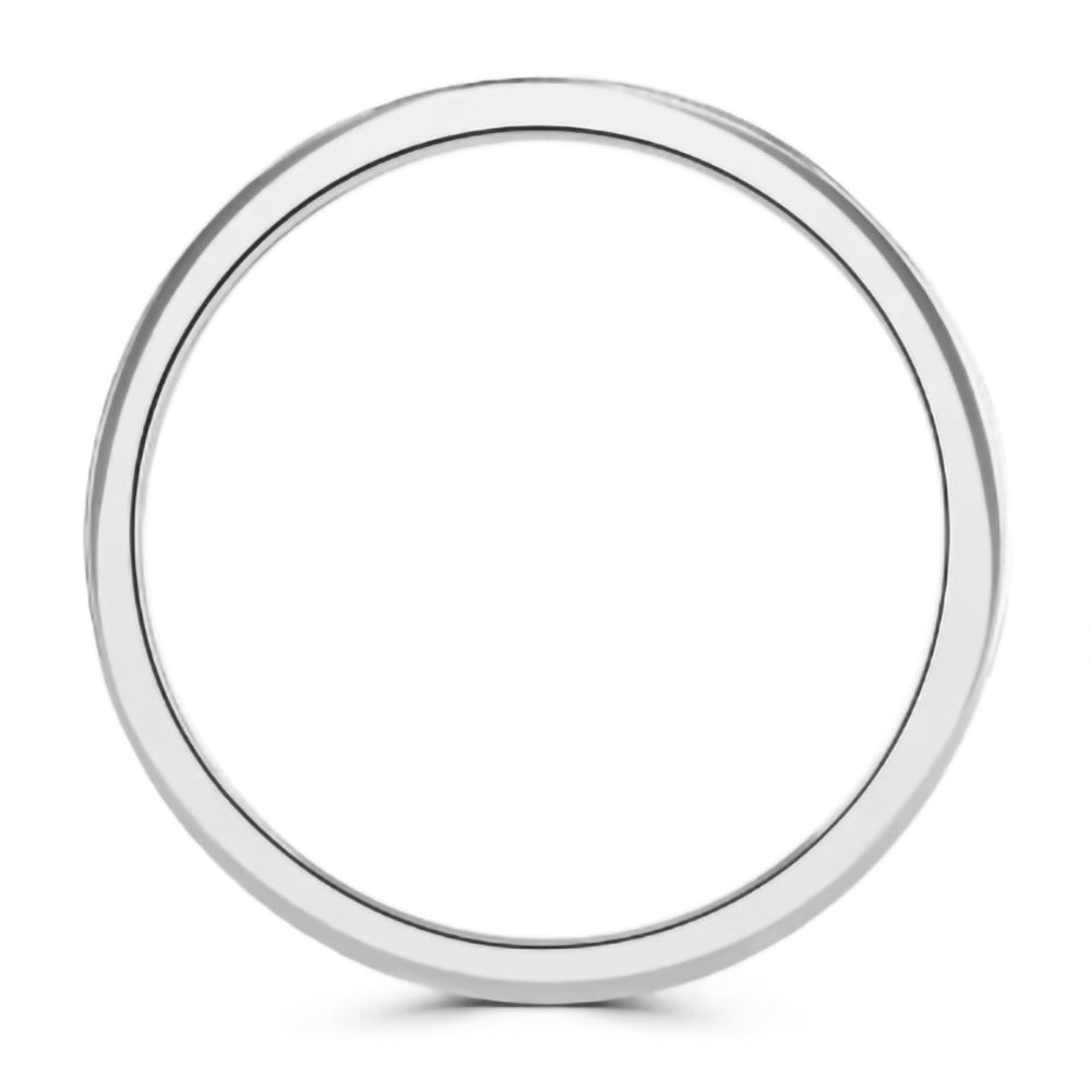 Platinum 0.27ct Round Brilliant Cut Diamond Channel Set Full Eternity Ring