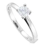 The Valerian Platinum Round Brilliant Cut Diamond Solitaire Engagement Ring