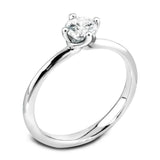The Wisteria Platinum 0.42ct Round Brilliant Cut Diamond Solitaire Engagement Ring
