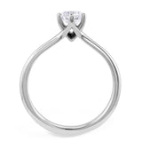 The Holly Platinum 0.51ct Round Brilliant Cut Diamond Solitaire Engagement Ring