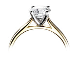The Magnolia 18ct Yellow Gold 0.51ct Round Brilliant Cut Diamond Solitaire Engagement Ring