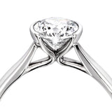 The Dahlia Platinum 0.60ct Round Brilliant Cut Diamond Solitaire Engagement Ring