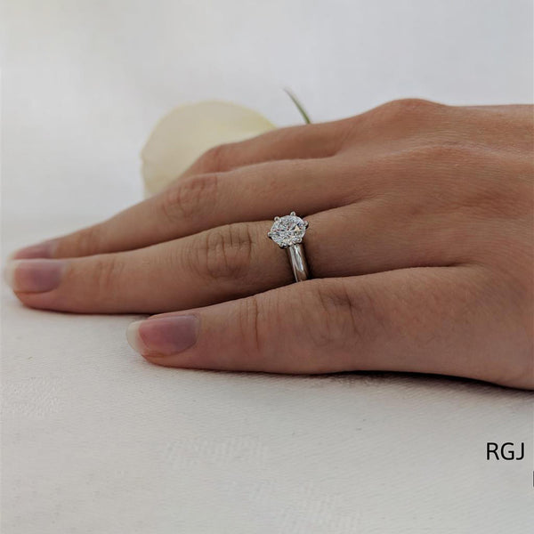 The Innis Platinum 0.60ct Round Brilliant Cut Diamond Solitaire Engagement Ring