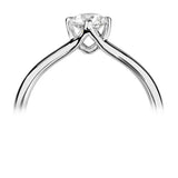 The Primrose Platinum 0.40ct Round Brilliant Cut Diamond Solitaire Engagement Ring