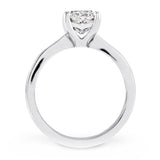 Platinum 1.50ct Radiant Cut Diamond Solitaire Engagement Ring