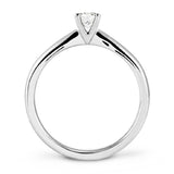 The Honeysuckle Platinum 0.40ct Round Brilliant Cut Diamond Solitaire Engagement Ring