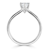 The Orchid Platinum 0.51ct Round Brilliant Cut Diamond Solitaire Engagement Ring With 0.11ct Diamond Set Shoulders