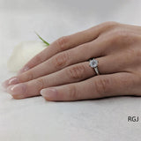 The Canna Platinum 0.70ct Round Brilliant Cut Diamond Solitaire Engagement Ring