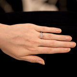 The Rose Platinum 0.31ct Round Brilliant Cut Diamond Solitaire Engagement Ring