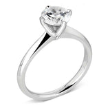 The Bellflower Platinum 0.40ct Round Brilliant Cut Diamond Solitaire Engagement Ring