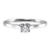The Magnolia Platinum 0.90ct Round Brilliant Cut Diamond Solitaire Engagement Ring