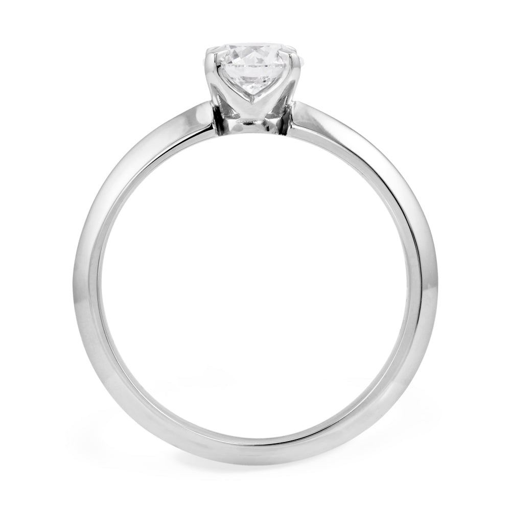 The Fern Platinum 0.70ct Round Brilliant Cut Diamond Solitaire Engagement Ring