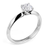 The Fern Platinum 0.70ct Round Brilliant Cut Diamond Solitaire Engagement Ring