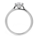 The Willow Platinum 0.50ct Round Brilliant Cut Diamond Solitaire Engagement Ring