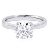 The Daphne Platinum 0.90ct  Round Brilliant Cut Diamond Solitaire Engagement Ring