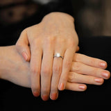 The Daffodil Platinum 0.90ct Round Brilliant Cut Diamond Solitaire Engagement Ring