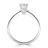 The Aster Platinum Round Brilliant Cut Diamond Solitaire Engagement Ring