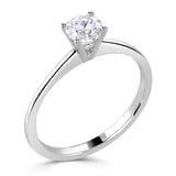 The Aster Platinum Round Brilliant Cut Diamond Solitaire Engagement Ring