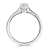 The Sweetheart Platinum 0.72ct Heart Cut Diamond Solitaire Engagement Ring