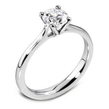 The Azalea Platinum 0.40ct Round Brilliant Cut Diamond Solitaire Engagement Ring