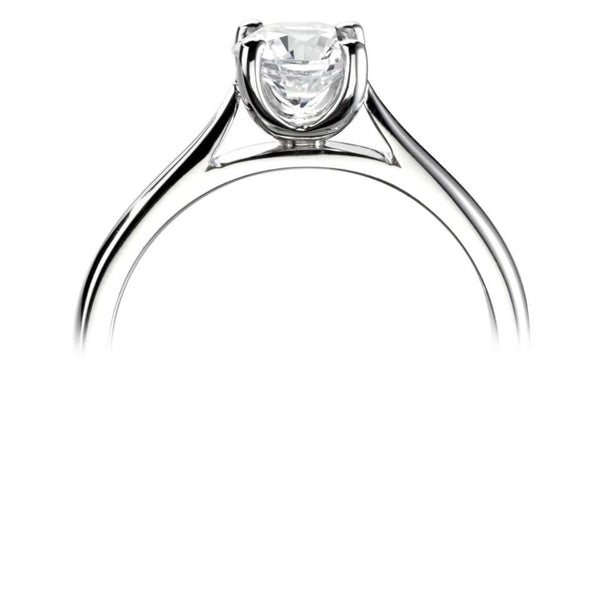 The Posey Platinum 0.40ct Round Brilliant Cut Diamond Solitaire Engagement Ring