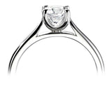 The Posey Platinum 0.40ct Round Brilliant Cut Diamond Solitaire Engagement Ring