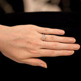 The Rose Platinum 0.50ct Round Brilliant Cut Diamond Solitaire Engagement Ring