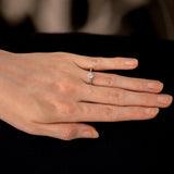 The Sunflower Platinum 0.50ct Round Brilliant Cut Diamond Solitaire Engagement Ring