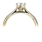 The Poppy 18ct Yellow Gold 0.50ct Round Brilliant Cut Diamond Solitaire Engagement Ring