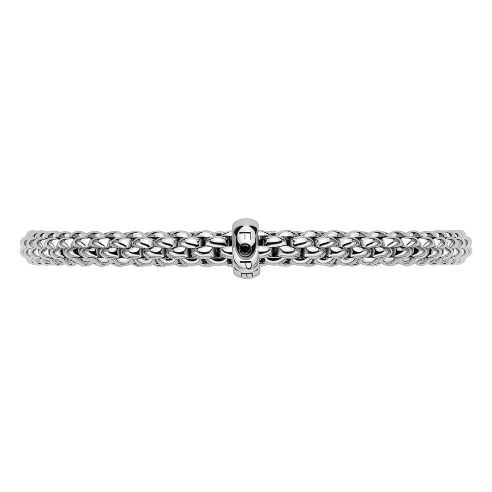 FOPE 18ct White Gold Solo Flex-It Diamond Bracelet 01M06BX_BB_B_XBX