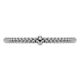 FOPE 18ct White Gold Solo Flex-It Diamond Bracelet 01M06BX_BB_B_XBX