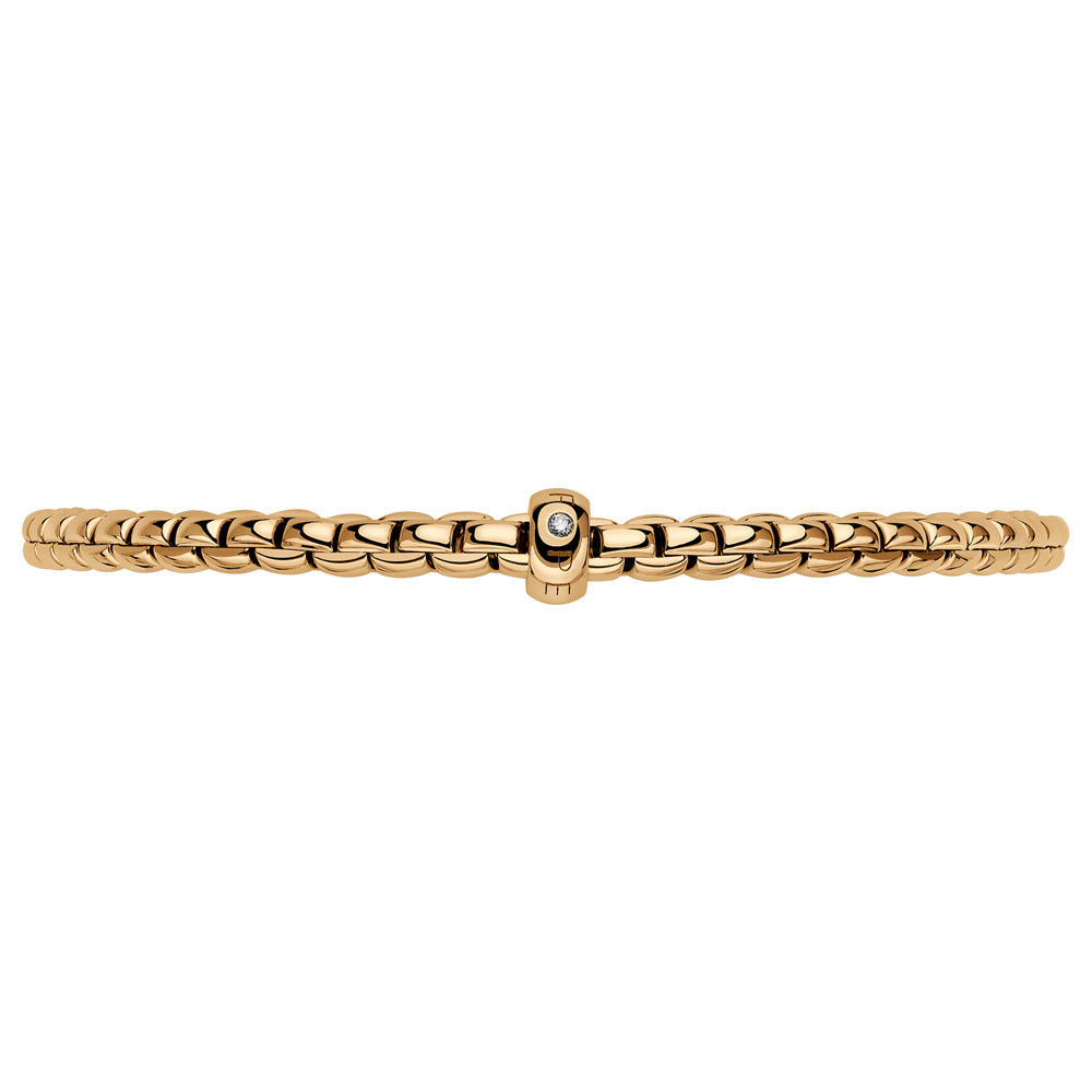 FOPE 18ct Yellow Gold Eka Flex-It Diamond Bracelet 01M01BX_BB_G_XGX