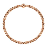 FOPE 18ct Rose Gold Eka Flex-It Diamond Bracelet 01M01BX_BB_R_XRX