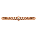 FOPE 18ct Rose Gold Solo Flex-It Diamond Bracelet 01M06BX_BB_R_XRX