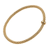 FOPE 18ct Yellow Gold Prima Flex-It Diamond Bracelet 01M08BX_BB_G_XGX