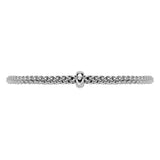 FOPE 18ct White Gold Prima Flex-It Diamond Bracelet 01M08BX_BB_B_XBX