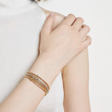 FOPE 18ct Rose Gold Prima Flex-It Diamond Bracelet 01M08BX_BB_R_XRX