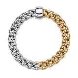FOPE 18ct Yellow And White Gold Essentials Bi-Colour Flex-It Ring 06E08AX_XX_2_XGX