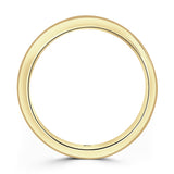 18ct Yellow Gold 0.20ct Round Brilliant And Baguette Cut Diamond Half Eternity Ring