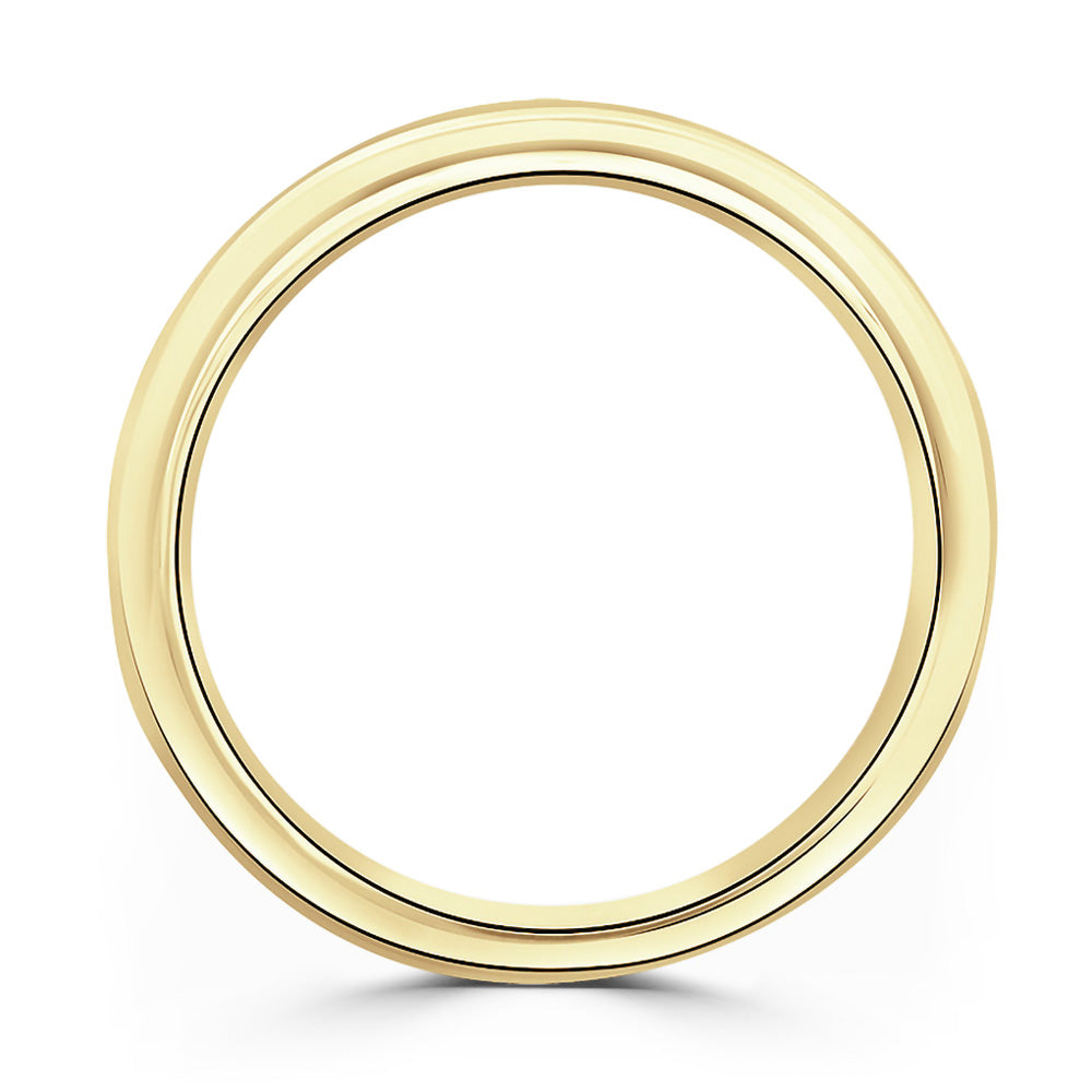 18ct Yellow Gold 0.50ct Round Brilliant Cut Diamond Channel Set Half Eternity Ring