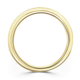 18ct Yellow Gold 0.50ct Round Brilliant Cut Diamond Channel Set Half Eternity Ring