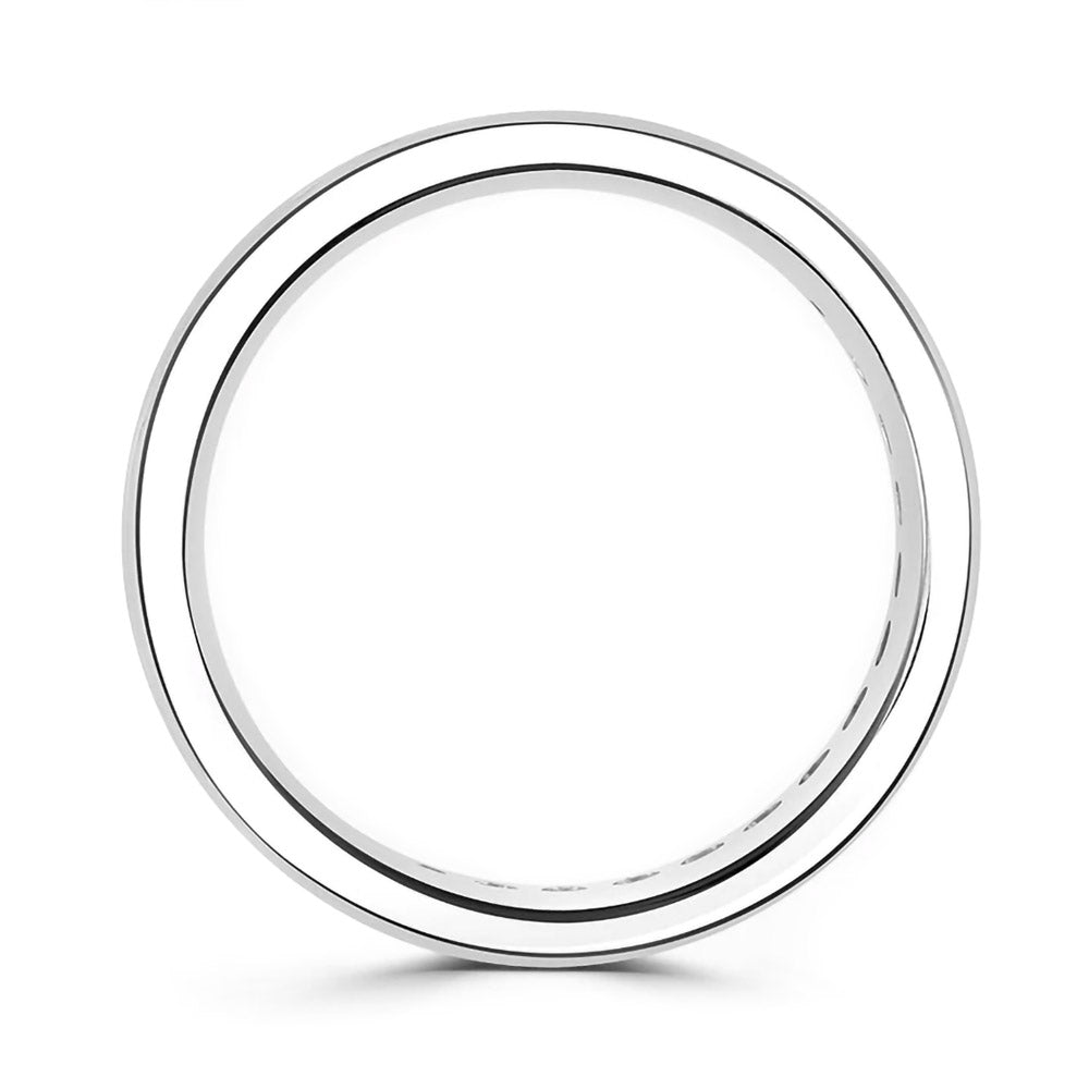 Platinum 1.00ct Princess Cut Diamond Channel Set Full Eternity Ring