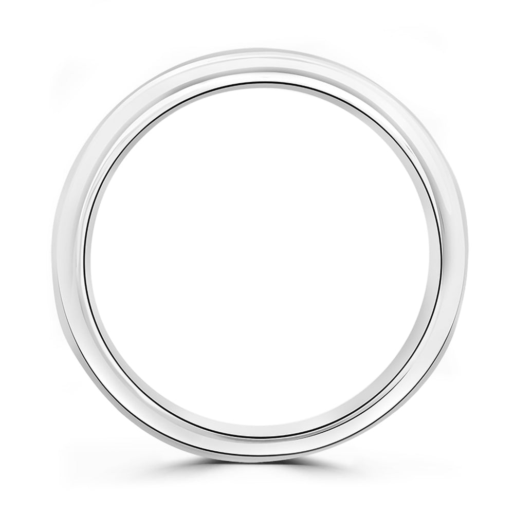 Platinum 0.50ct Round Brilliant Cut Channel Set Half Eternity Ring