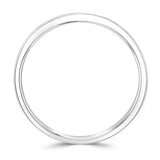 Platinum 0.07ct Round Brilliant Cut Diamond Channel Set Half Eternity Ring