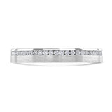 Platinum 0.25ct Round Brilliant Cut Diamond Channel Set Full Eternity Ring