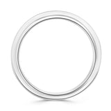 Platinum 1.00ct Round Brilliant Cut Diamond Channel Set Half Eternity Ring