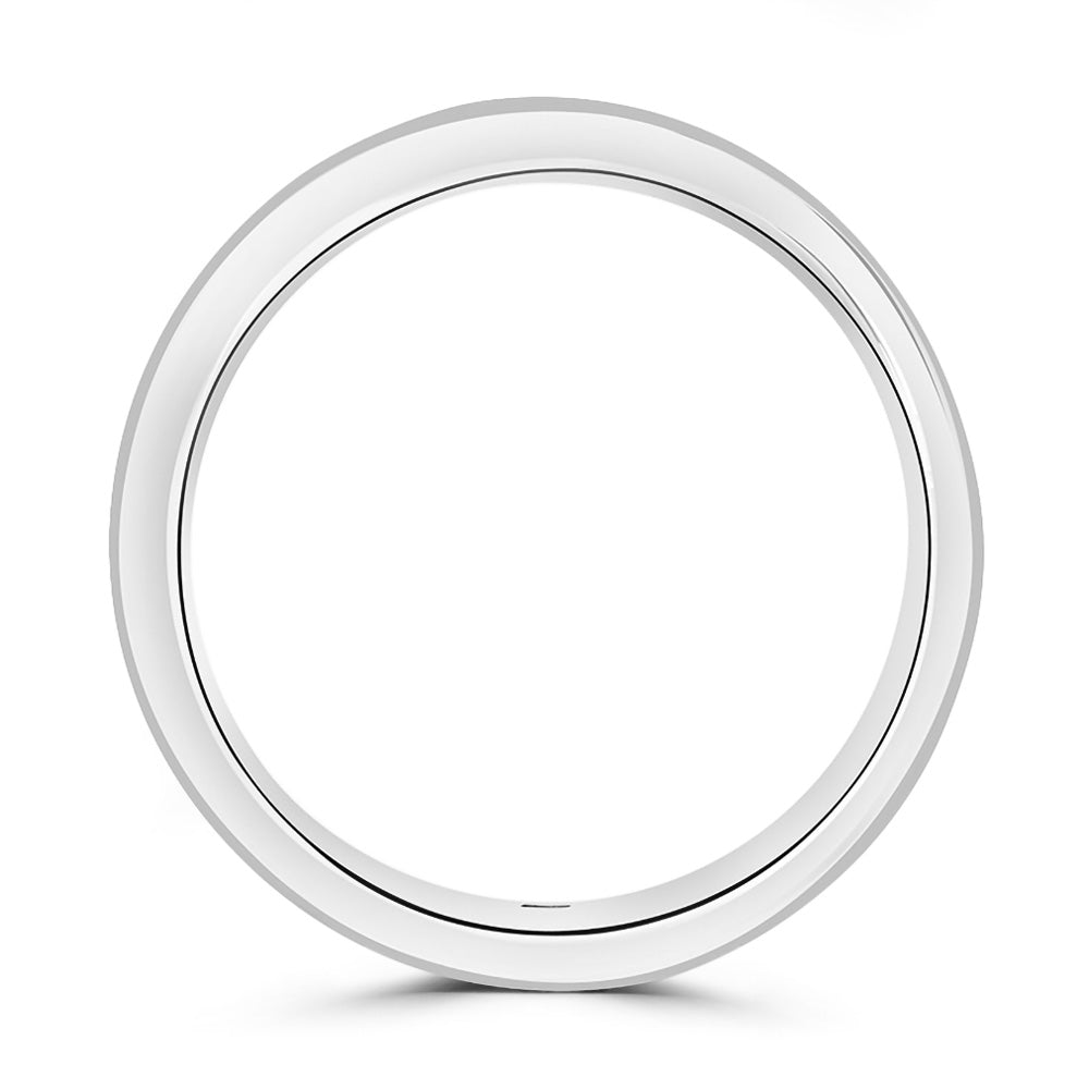 Platinum 0.33ct Round Brilliant And Baguette Cut Diamond Channel Set Half Eternity Ring